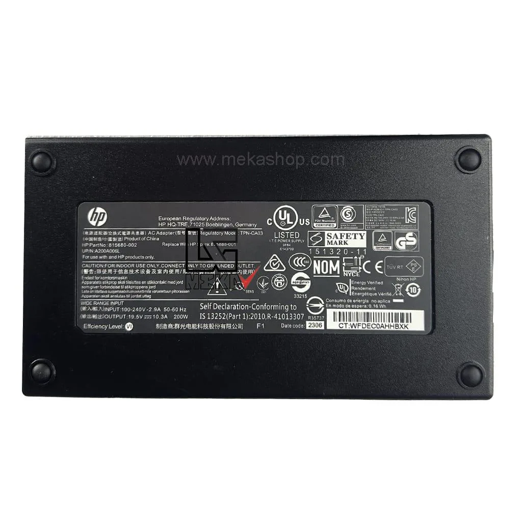 HP 19.5V 10.3A PIN 4.5 3 200W
