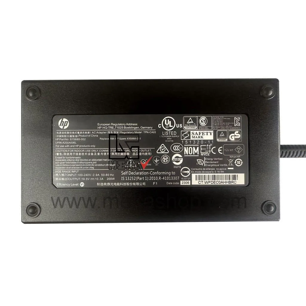 HP 19.5V 10.3A PIN 7.4 5 200W