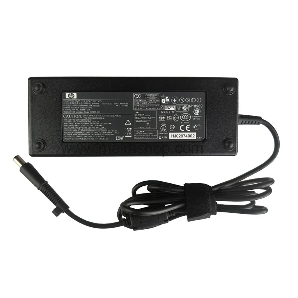 HP 18.5V 6.5A PIN 7.4 5