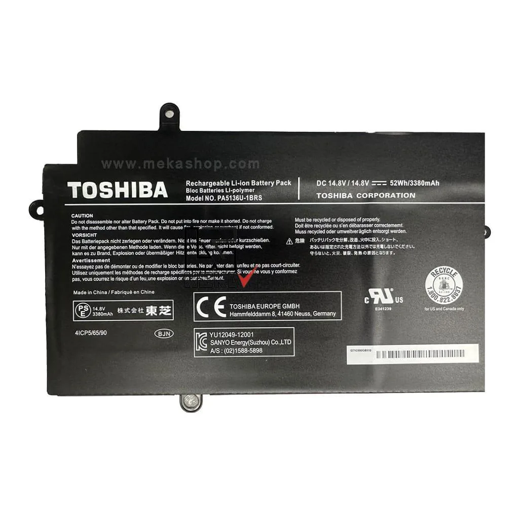 باتری اورجینال لپ تاپ توشیبا Pn: PA5136U) Toshiba Portege Z30)