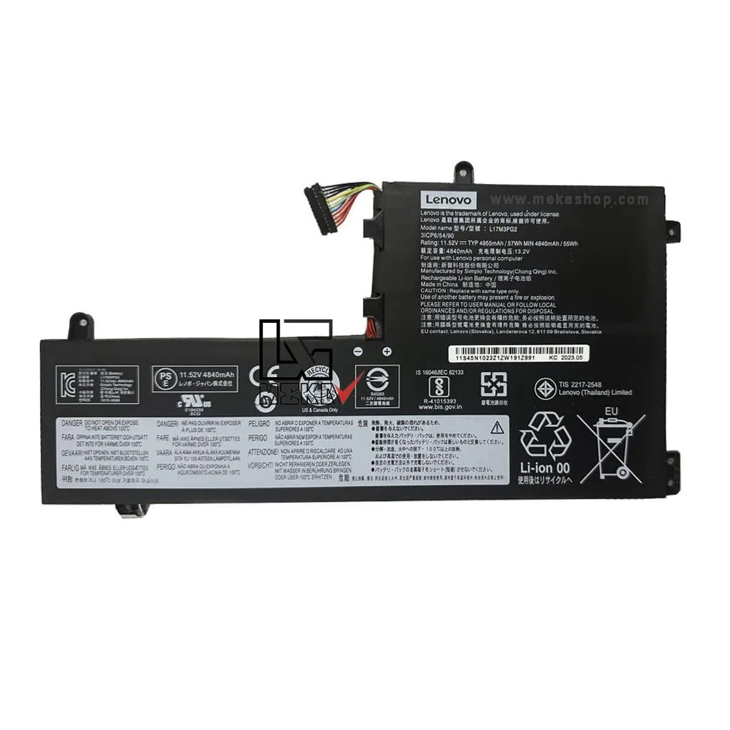 باتری لپ تاپ لنوو مدل L17M3PG2 مناسب Lenovo Legion Y530 Y730 Y740