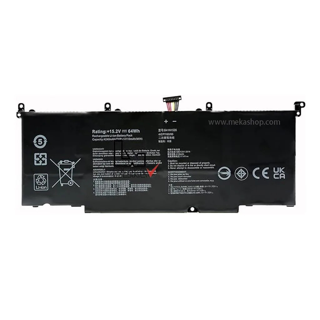 باتری اورجینال لپ تاپ ایسوس ROG G502VM مدل B41N1526