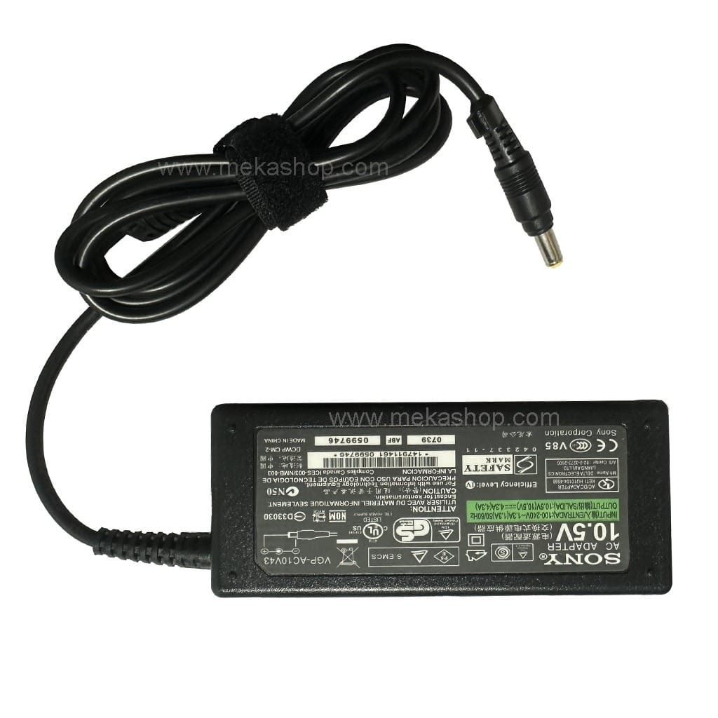 شارژر آداپتور اورجینال لپ تاپ سونی Sony 10.5V 4.3A Pin 4.8*1.7