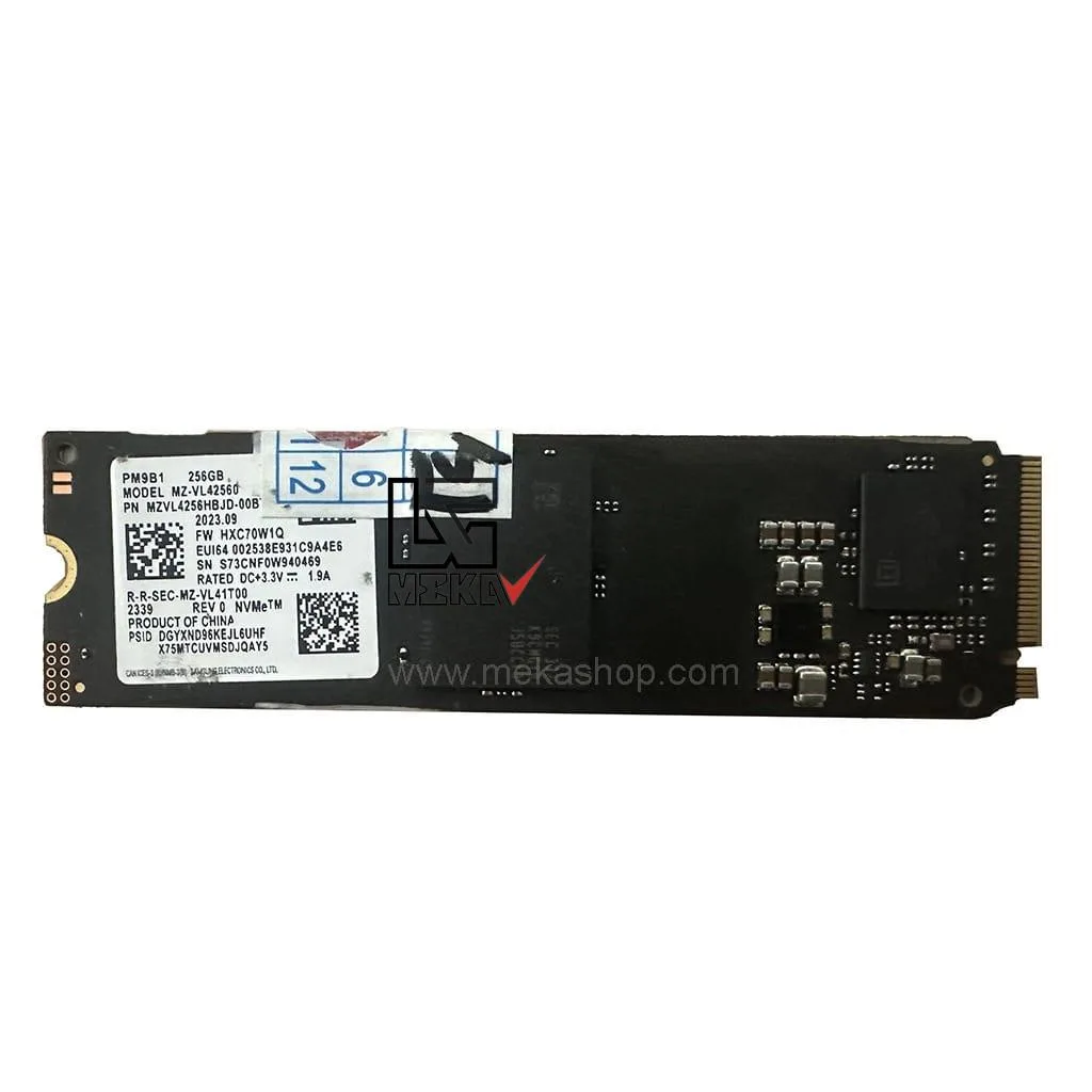هارد اس اس دی لپ تاپ سامسونگ 256 گیگابایت SSD OME Samsung M.2 NVME 2280