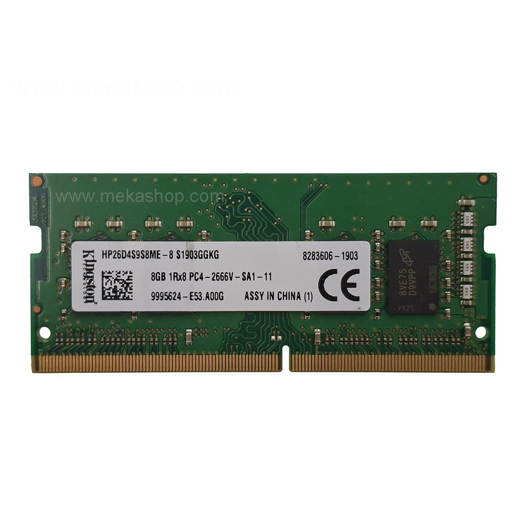 رم لپ تاپ کینگستون مدل Kingston DDR4 2666MHz PC4 CL19 8GB
