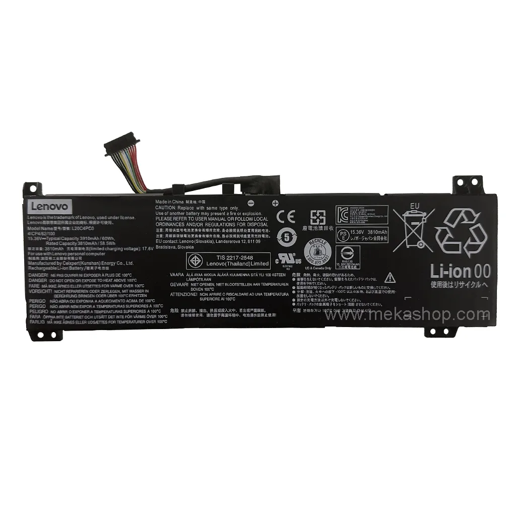 باتری اورجینال لپ تاپ لنوو Pn: L20C4PC0) Lenovo...