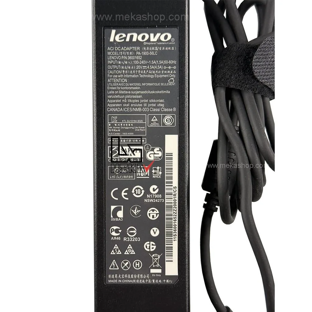 Lenovo 20V 4.5A 5.5 2.5