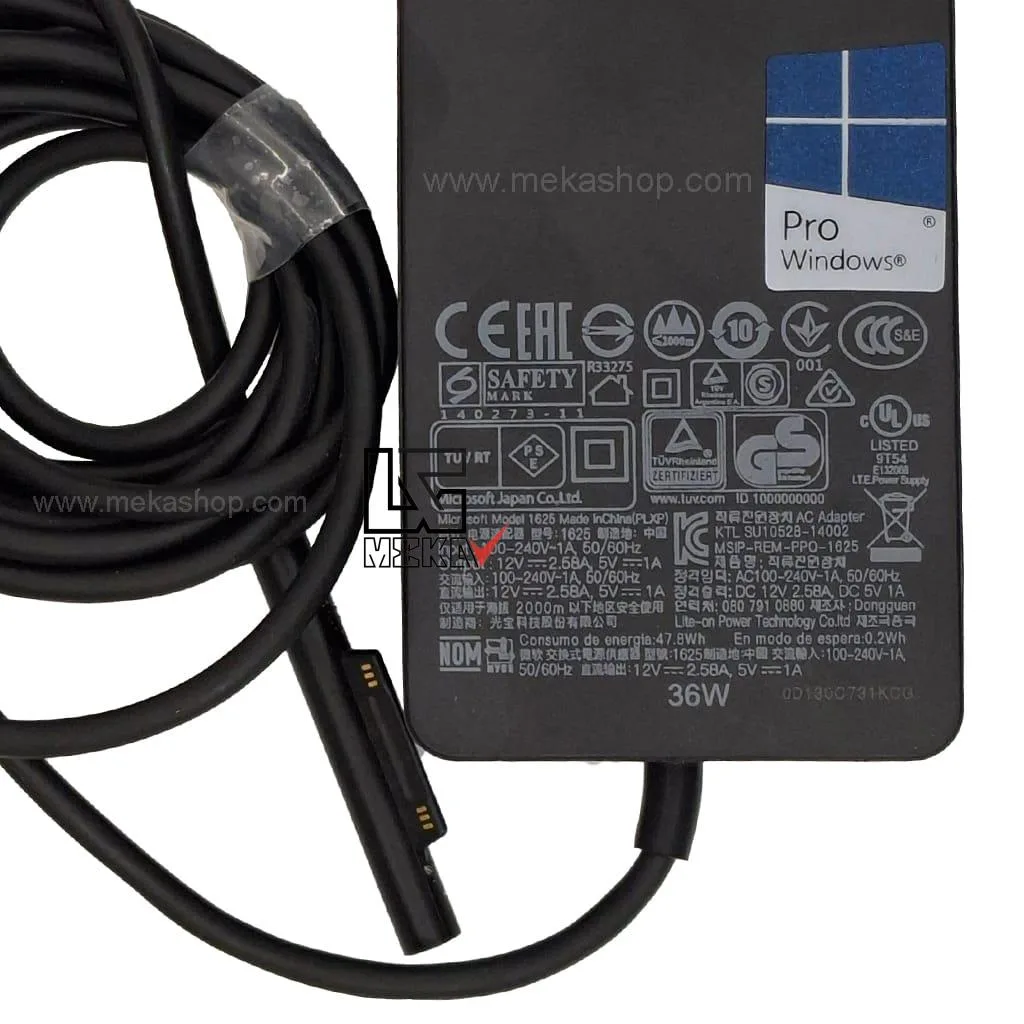 Microsoft Surface3 12V 2.58A 5V 1A 36W