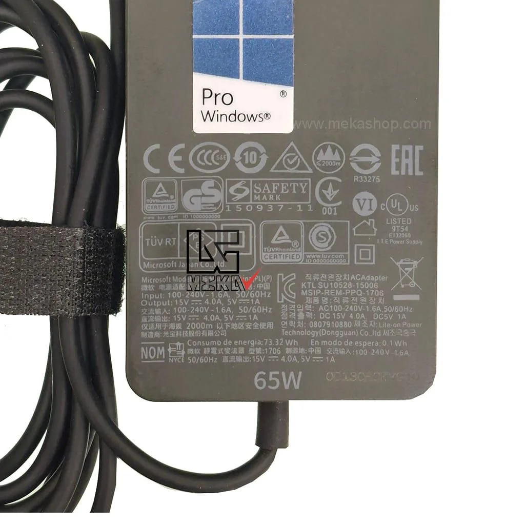 Microsoft Surface4 15V 4A 5V 1A 65W