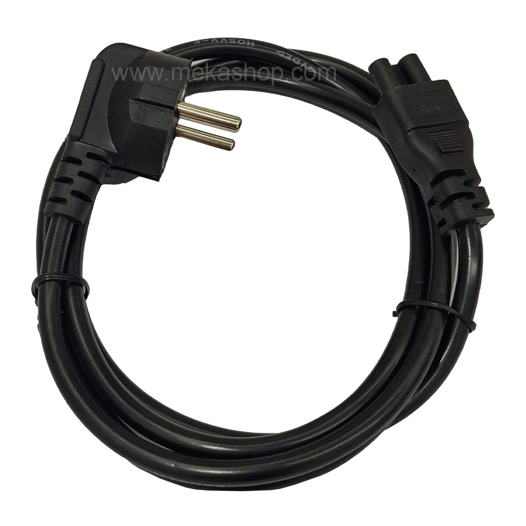 کابل برق آداپتور لپ تاپ سه پین 1.5 متری