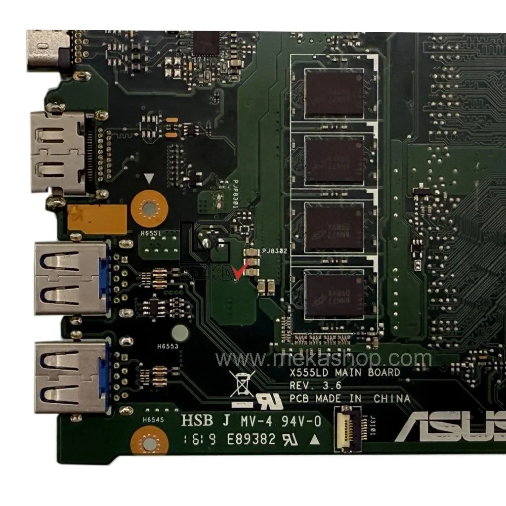 Asus X555LD CPU I5-5200U / Rev 3.6 / 30Pin / Ram 4GB / VGA 2GB