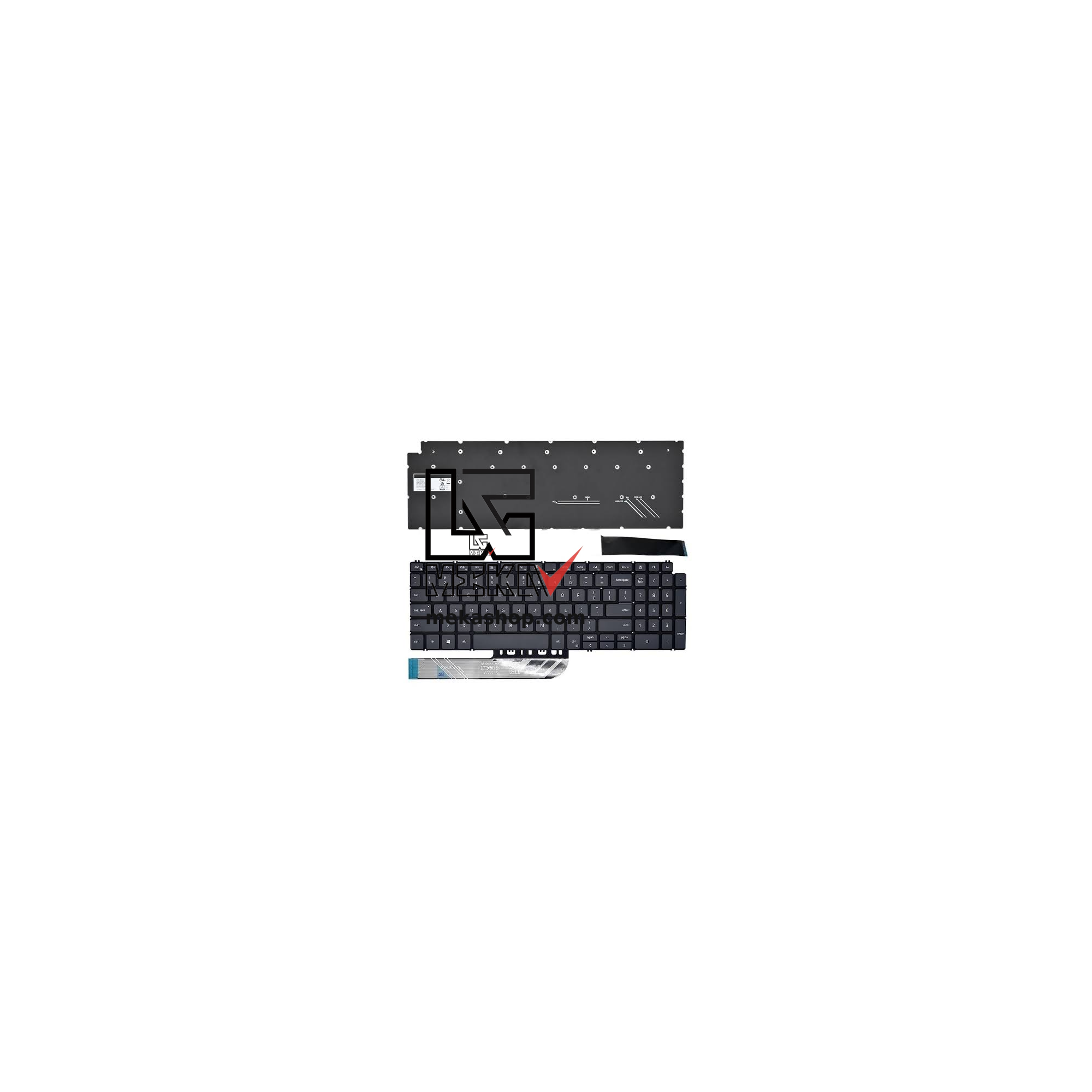 کیبورد لپ تاپ دل Dell Gaming G3 15 3579 3590 3779