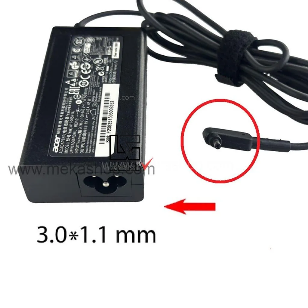 Acer 19V 3.42A Pin 3.0 1.1