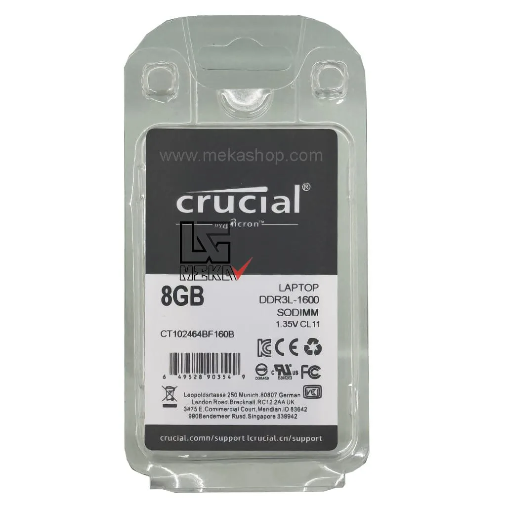 Crucial-DDR3L-1600MHz-PC3l-8GB