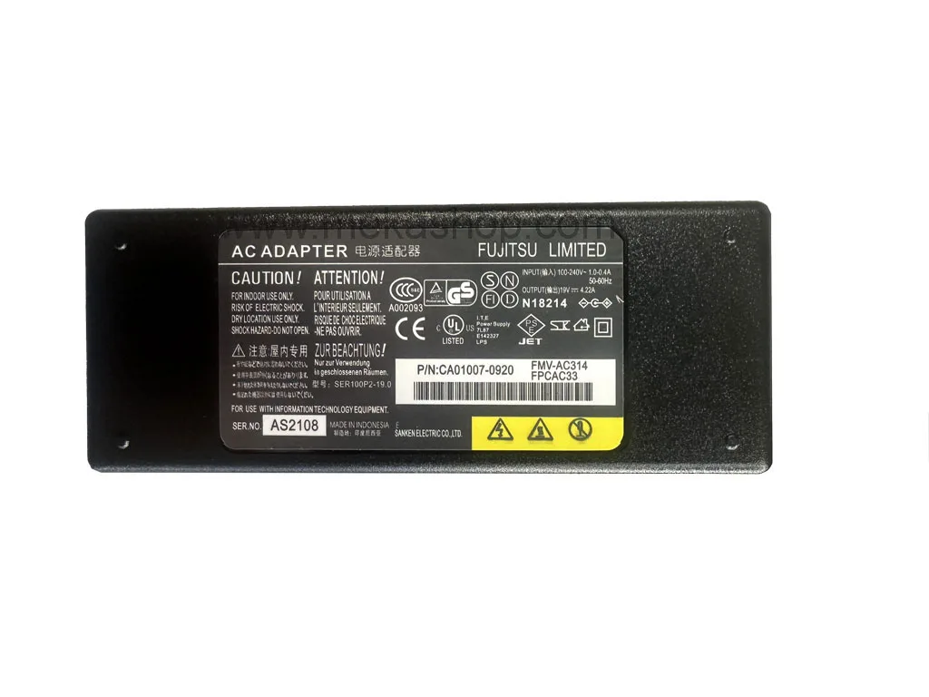 Fujitso 19V 4.22A pin 5.5 2.5