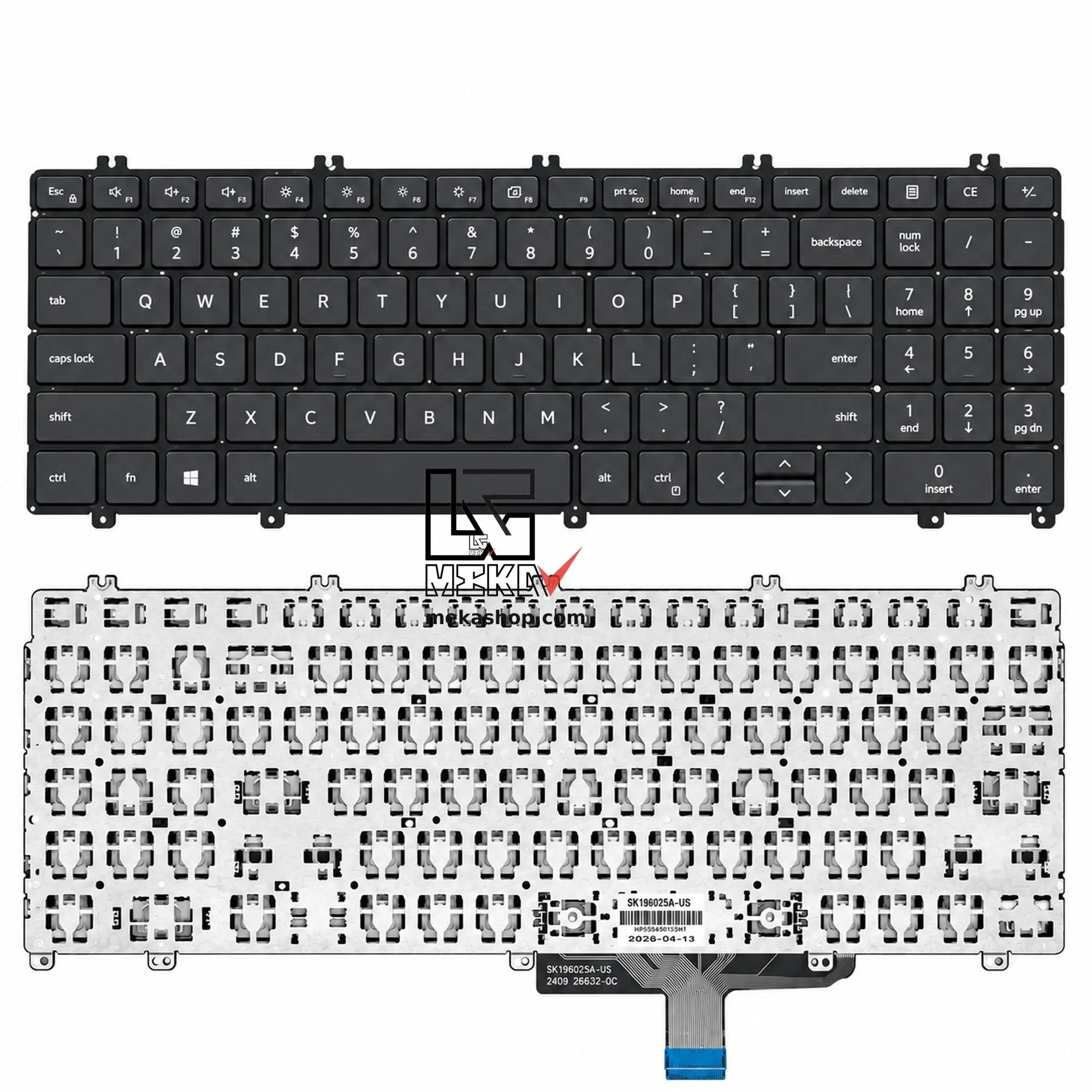 خرید کیبورد لپ تاپ Dell Latitude 5520 5521 5530 5531 و Dell Precision 3560 3570 3580 3561 3571 3581 7670 7680 7770 7780