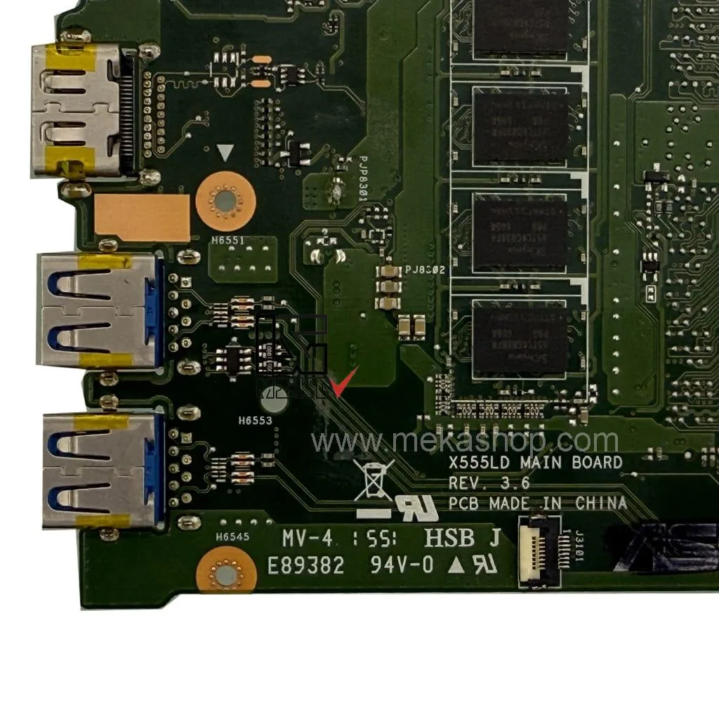 Asus X555LD CPU I7-5500U Rev 3.6 30Pin Ram 4GB VGA 2GB