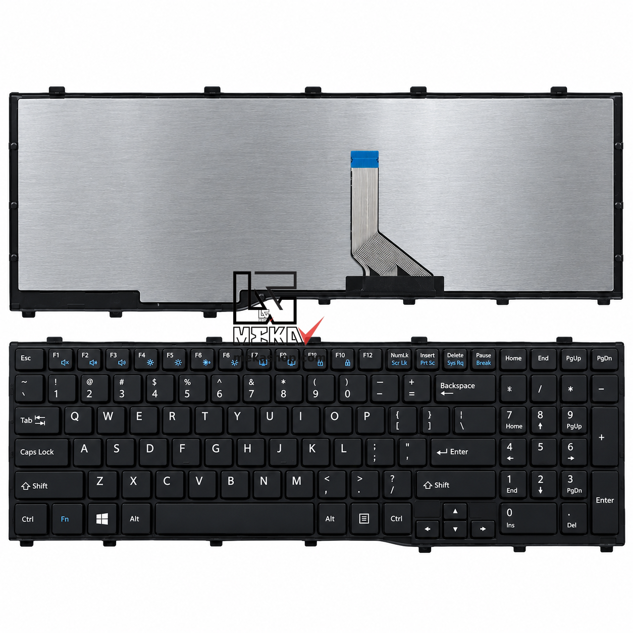 کیبورد لپ تاپ فوجیتسو Fujitsu Lifebook AH532