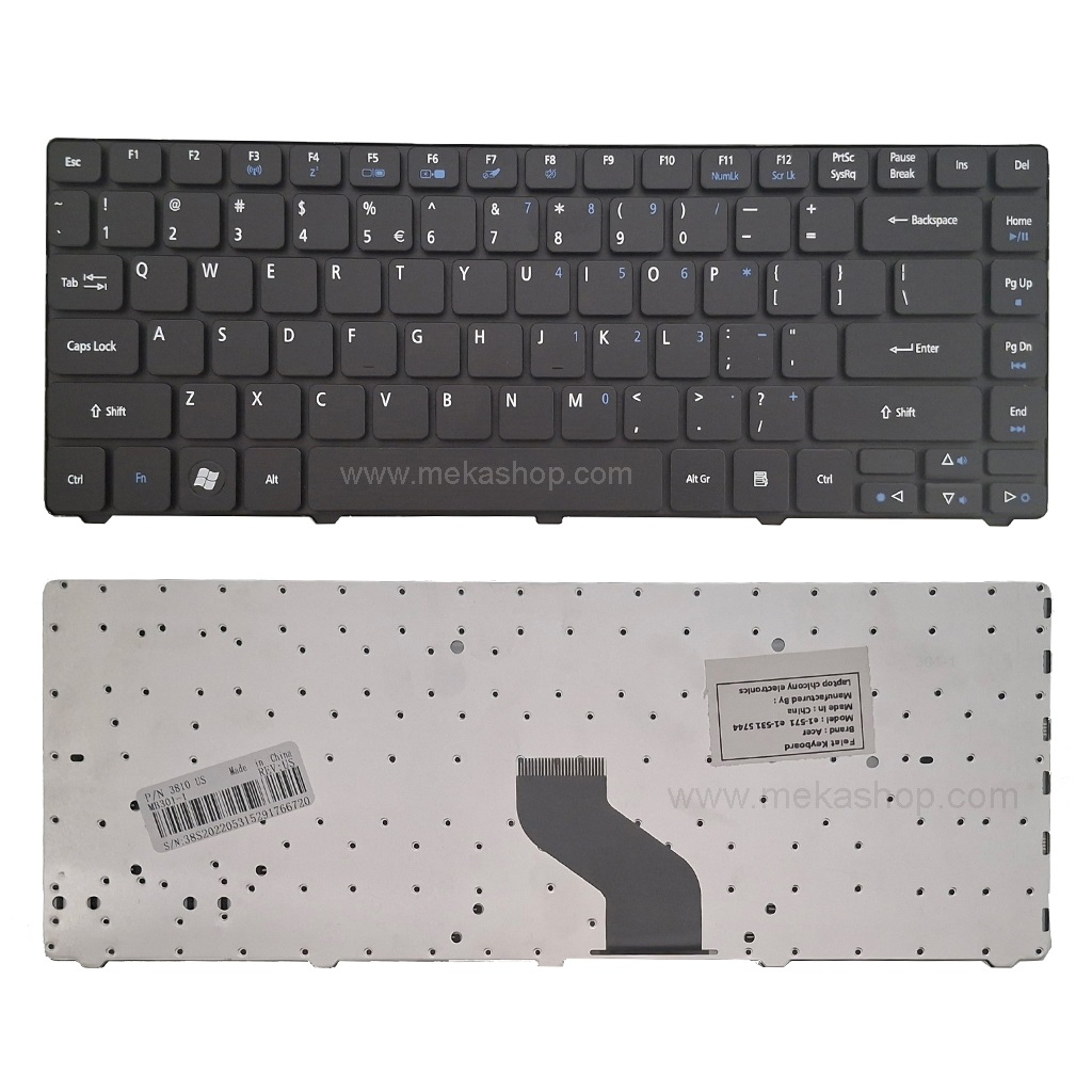 کیبورد لپ تاپ ایسر Acer Aspire 3810
