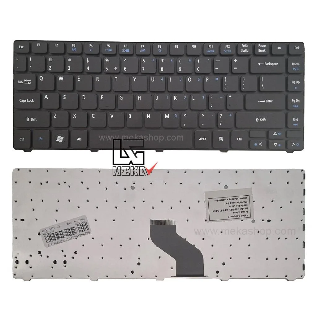 کیبورد لپ تاپ ایسر Acer Aspire 3810