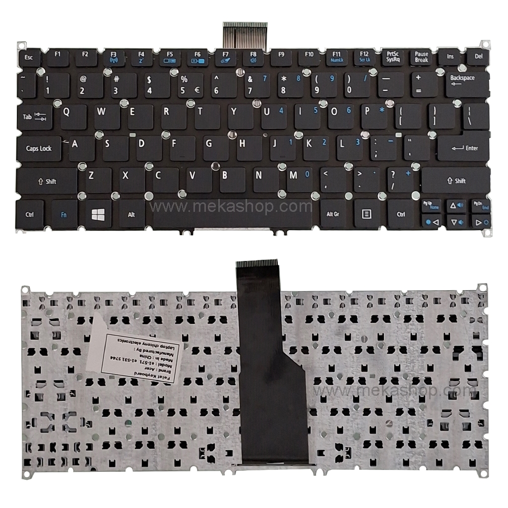 کیبورد لپ تاپ ایسر Acer Aspire One 725
