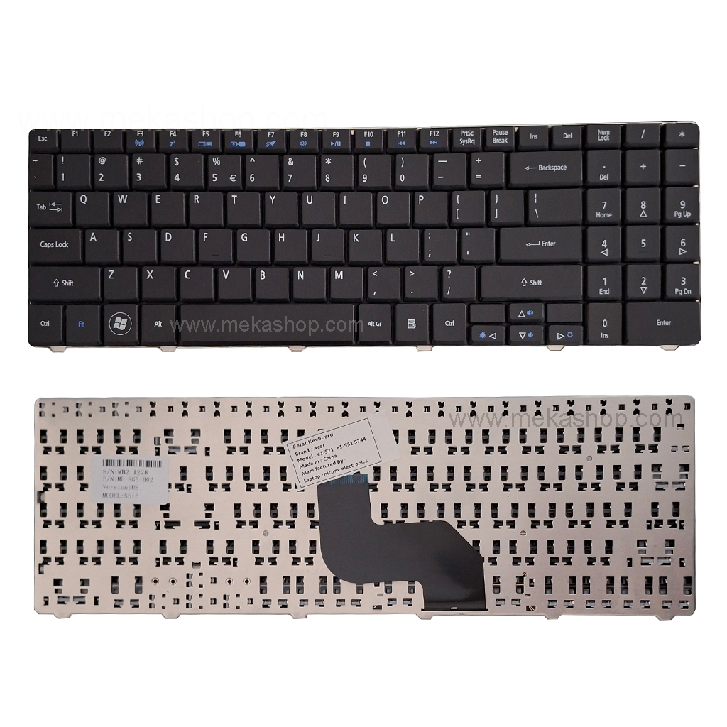 کیبورد لپ تاپ ایسر Acer Aspire 5732
