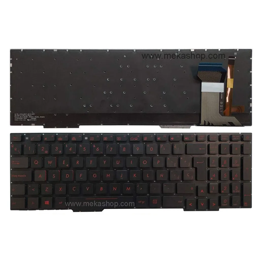 کیبورد لپ تاپ ایسوس Asus GL553