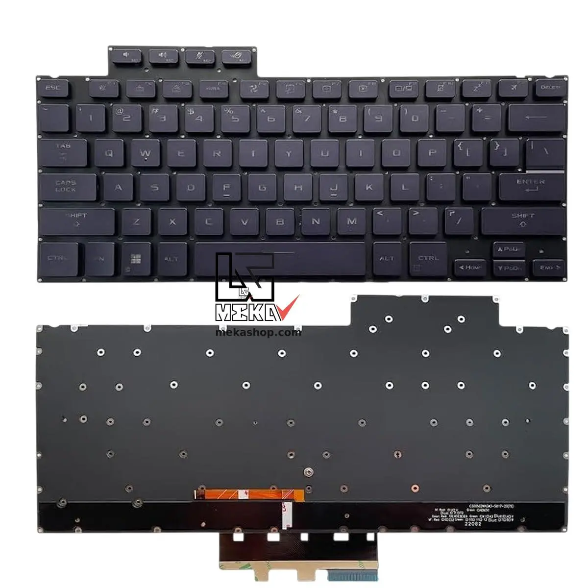 کیبورد لپ تاپ ASUS ROG Zephyrus G14 GA402R GA402X GU401 بک لایت