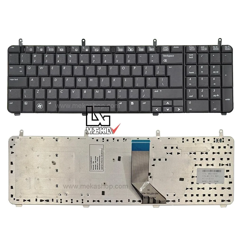 کیبورد لپ تاپ اچ پی HP Pavilion DV7-2000