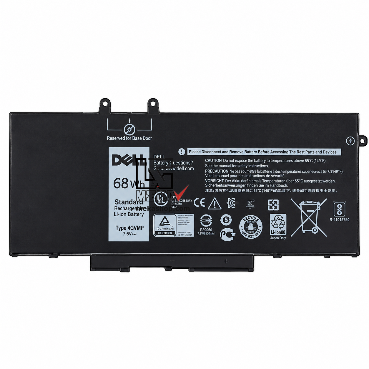 باتری اورجینال Dell 4GVMP مناسب لپ تاپ Dell Latitude 5400 5500 و Precision 3540