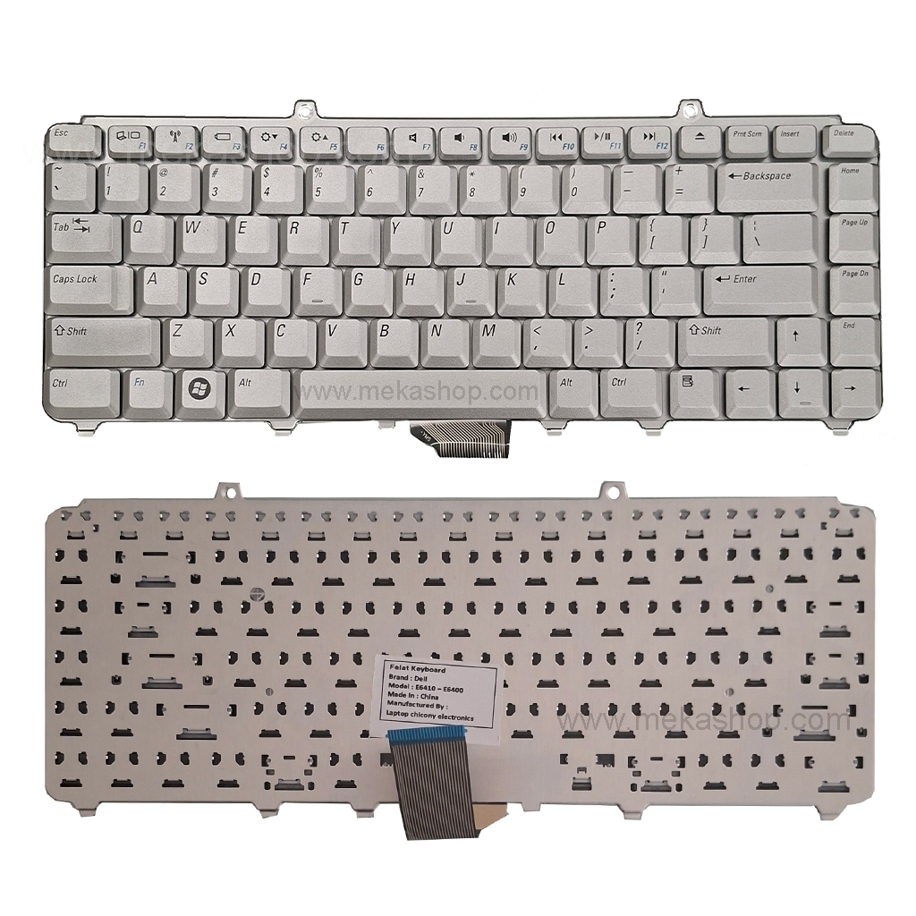کیبورد لپ تاپ دل Dell Inspiron 1545 نقره...