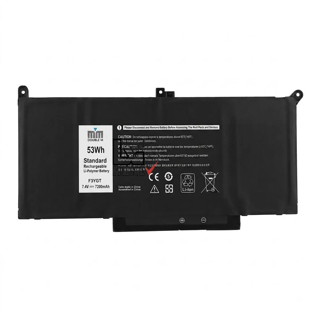 باتری لپ تاپ Dell Latitude 7280 مدل F3YGT با ظرفیت مناسب و سازگار با لپ تاپهای سری Latitude