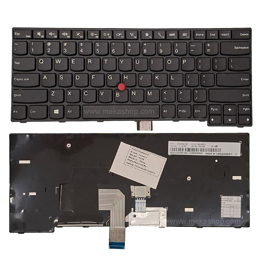 کیبورد لپ تاپ لنوو Lenovo E430 با موس