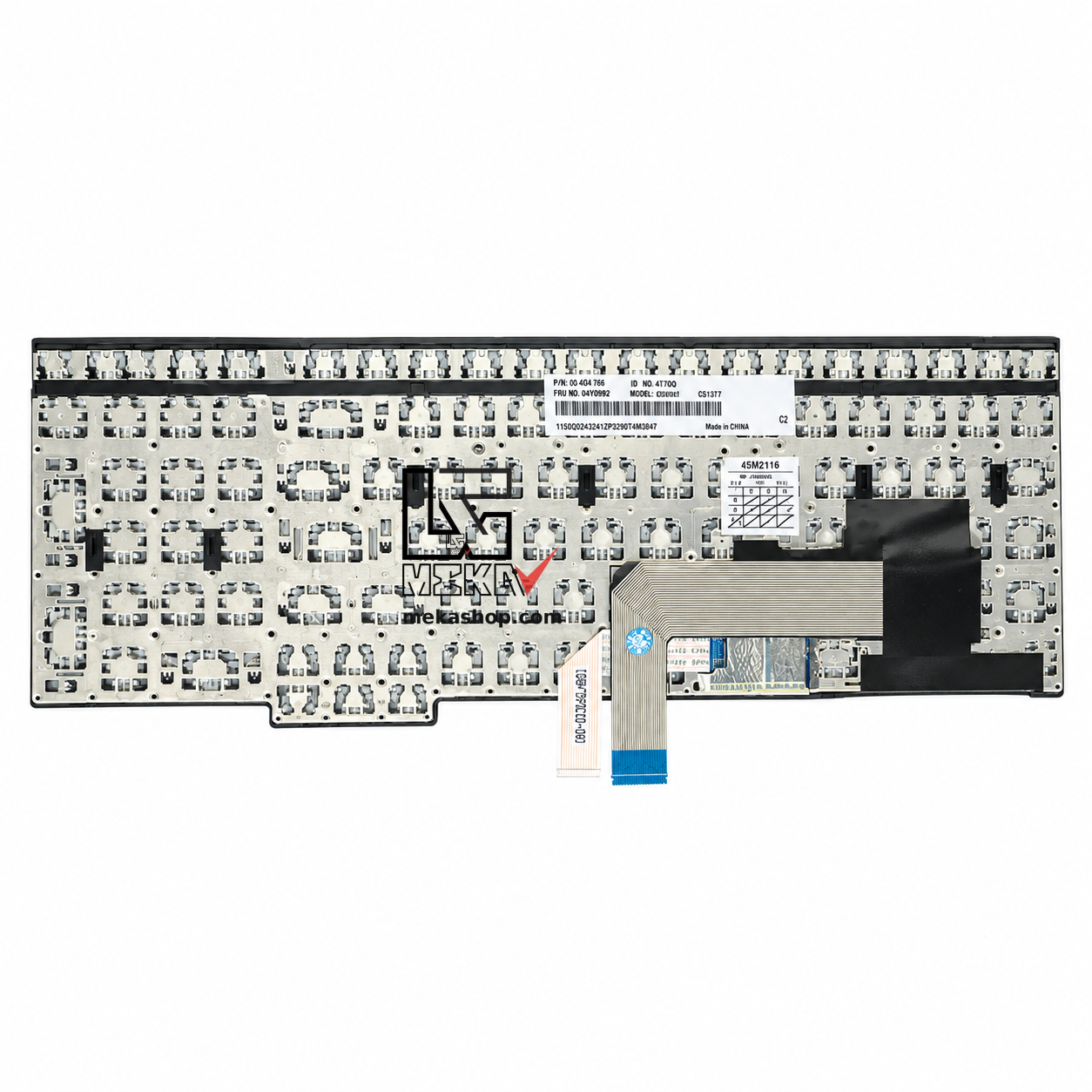 نمای نزدیک کلیدهای کیبورد لپ تاپ Lenovo ThinkPad Edge E550 E560
