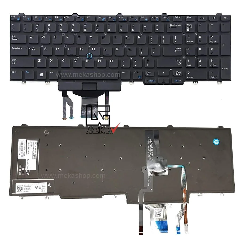 کیبورد لپ تاپ دل Dell Latitude E5570 اینتر کوچک با موس