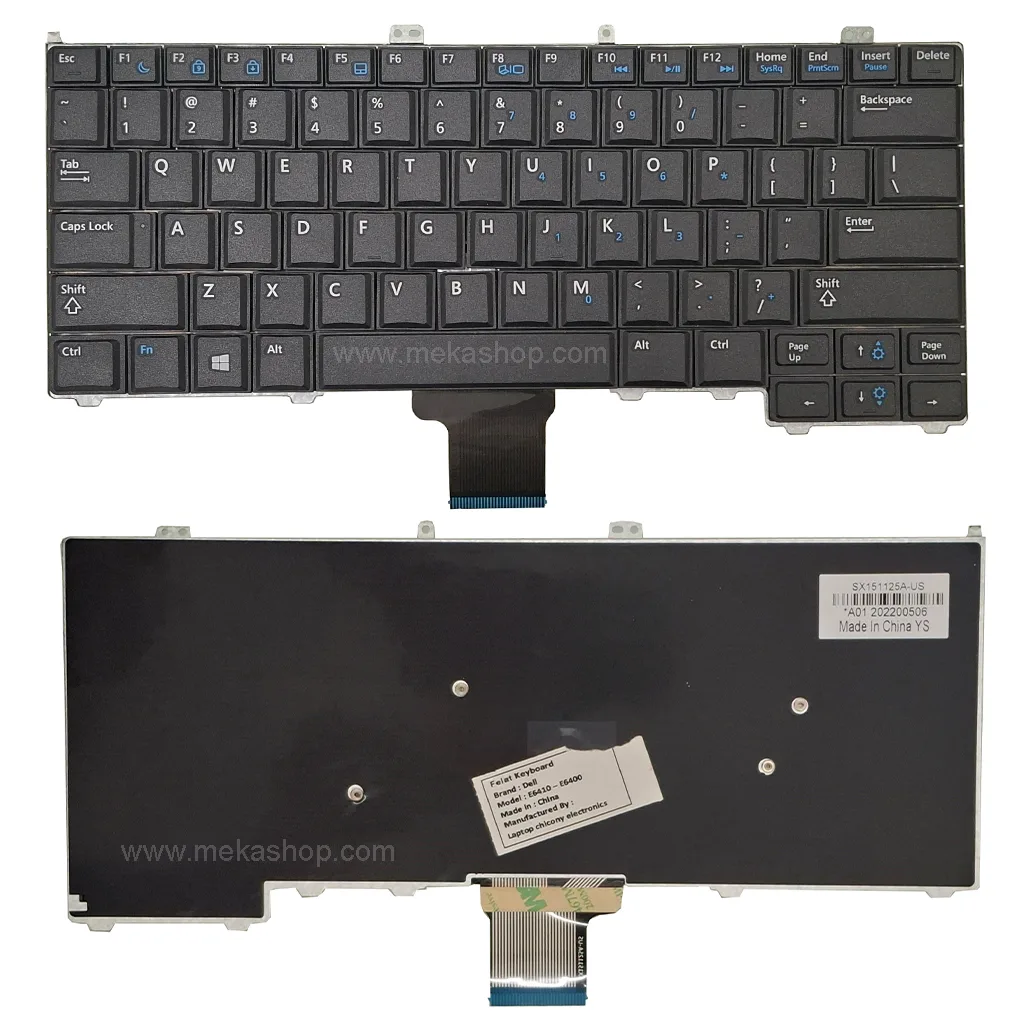 کیبورد لپ تاپ دل Dell Latitude E7440