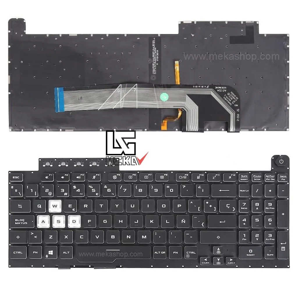 کیبورد لپ تاپ ایسوس Asus TUF Gaming F15 FX506 اینتر کوچک