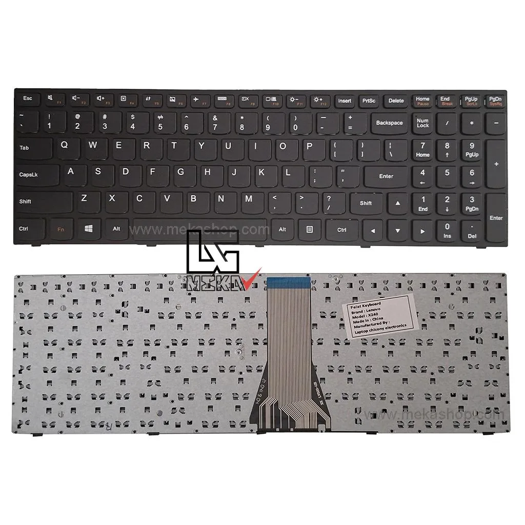 کیبورد لپ تاپ لنوو Lenovo G50-70 مشکی