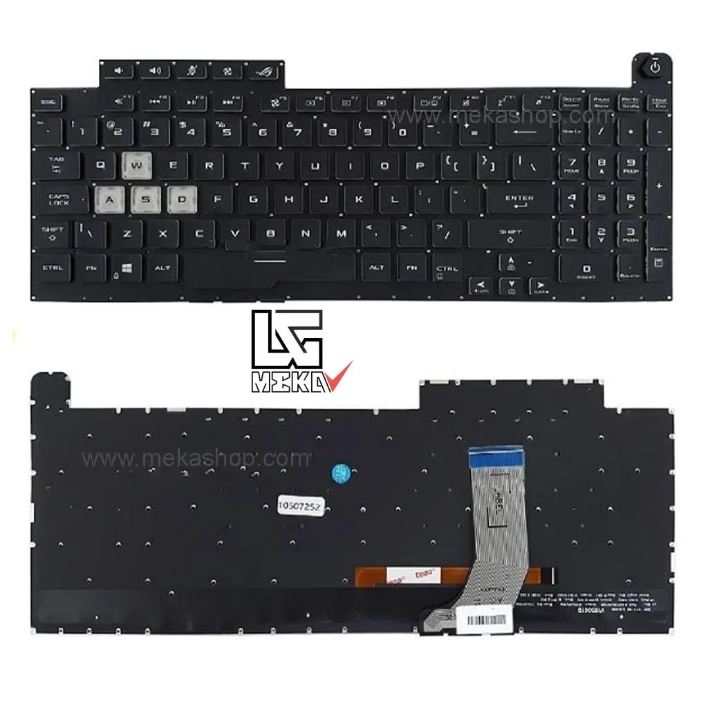 کیبورد لپ تاپ ایسوس Asus ROG Strix G531 اینتر کوچک