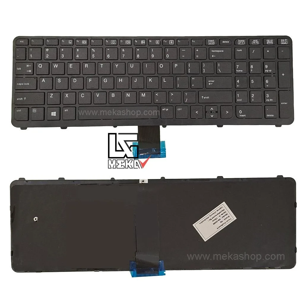 کیبورد لپ تاپ اچ پی HP ZBook 15 G1 G2 و ZBook 17 G1 G2