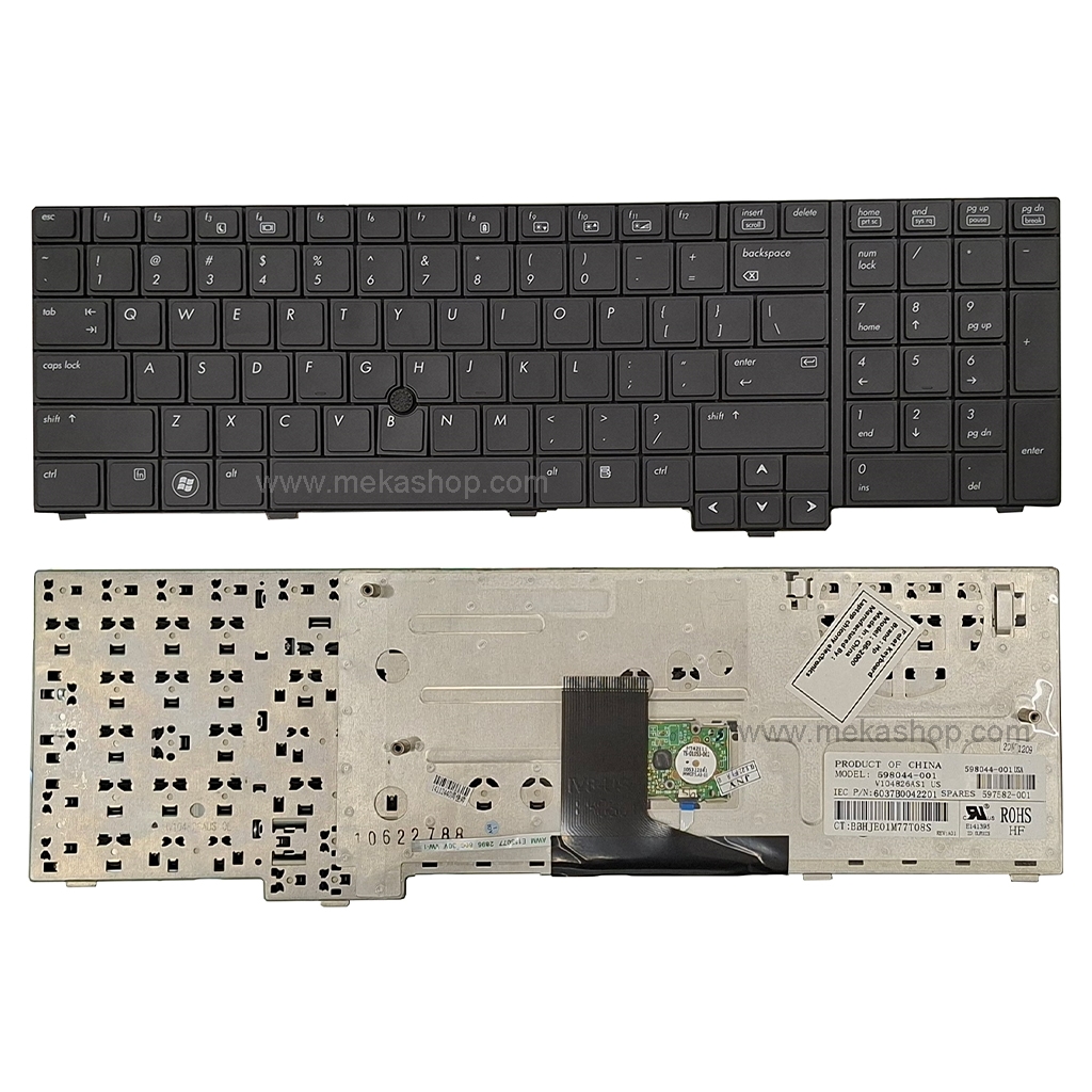 کیبورد لپ تاپ اچ پی HP EliteBook 8740