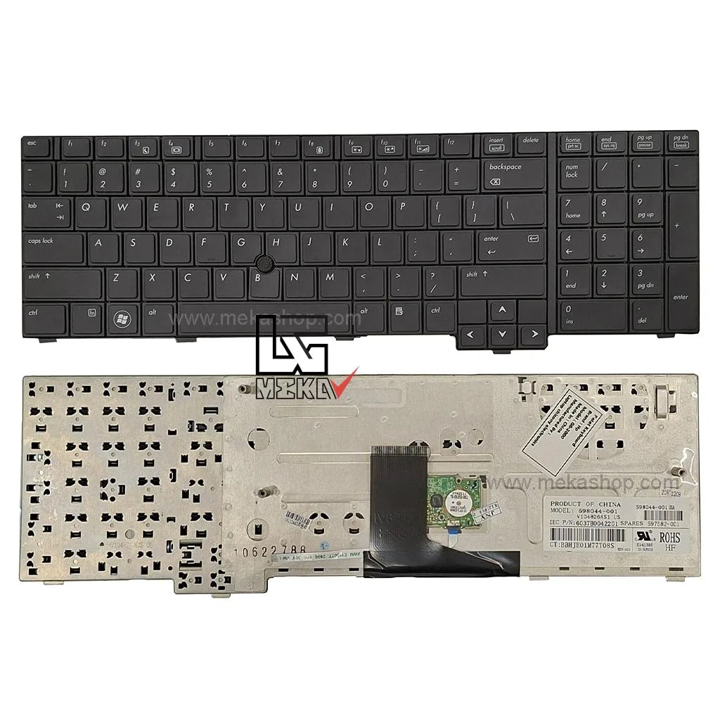 کیبورد لپ تاپ اچ پی HP EliteBook 8740