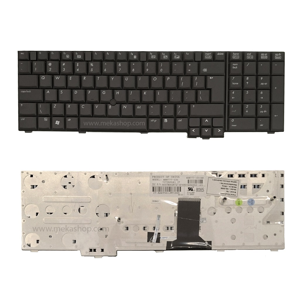 کیبورد لپ تاپ اچ پی Hp Elitebook 8730