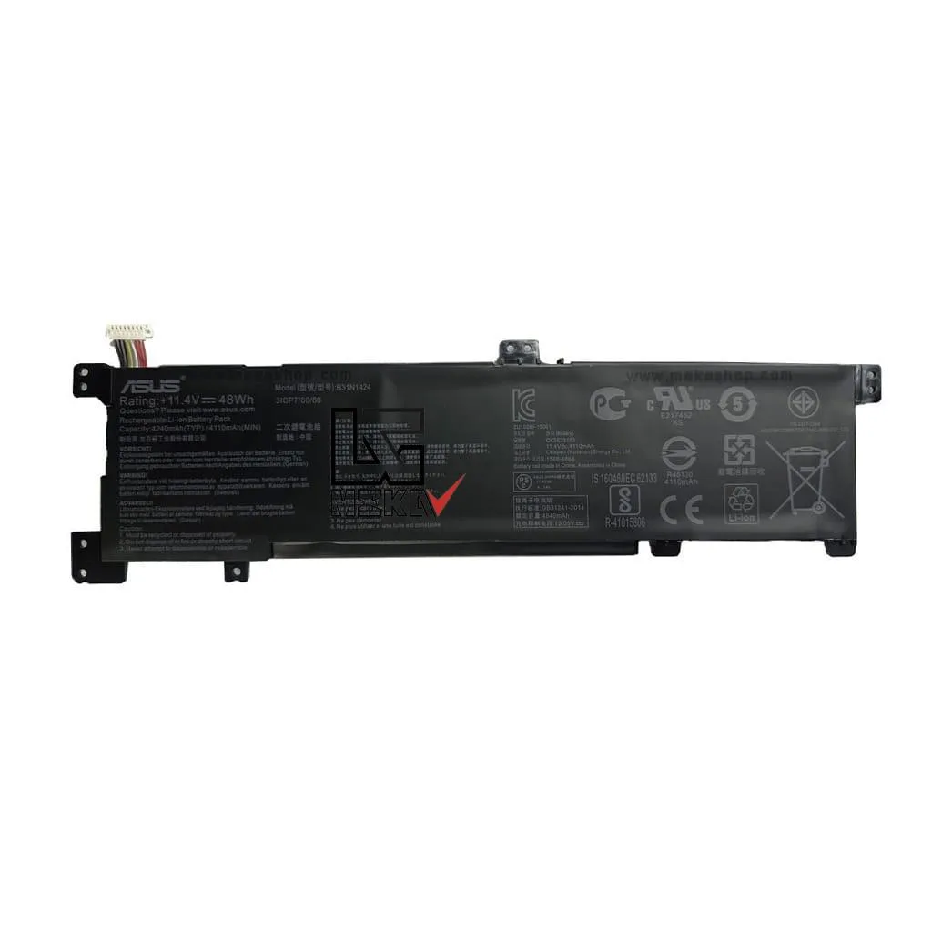 باتری اورجینال ASUS مدل B31N1424 مناسب لپ تاپ ASUS K401