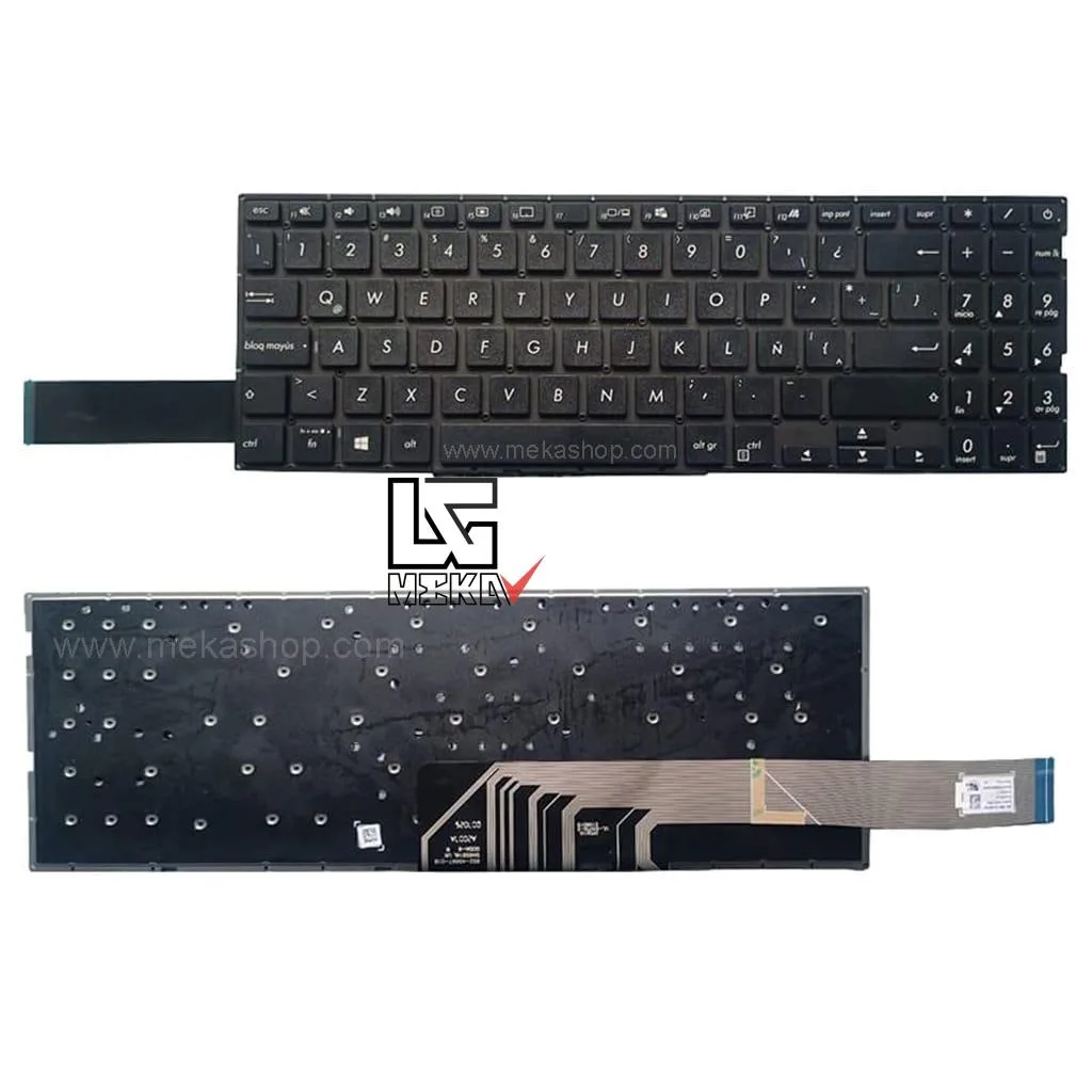 کیبورد لپ تاپ ایسوس Asus VivoBook 15 K571 اینتر کوچک