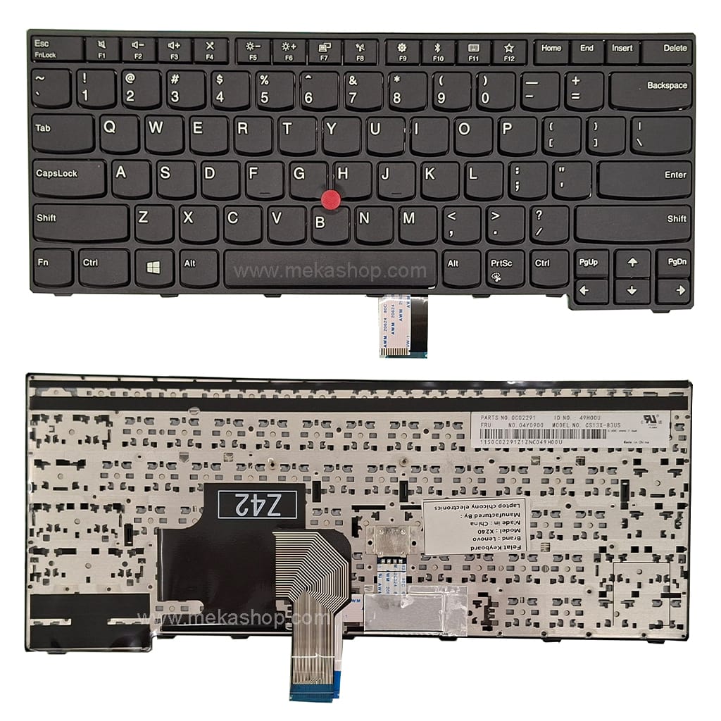 کیبورد لپ تاپ لنوو Lenovo ThinkPad E470 با...