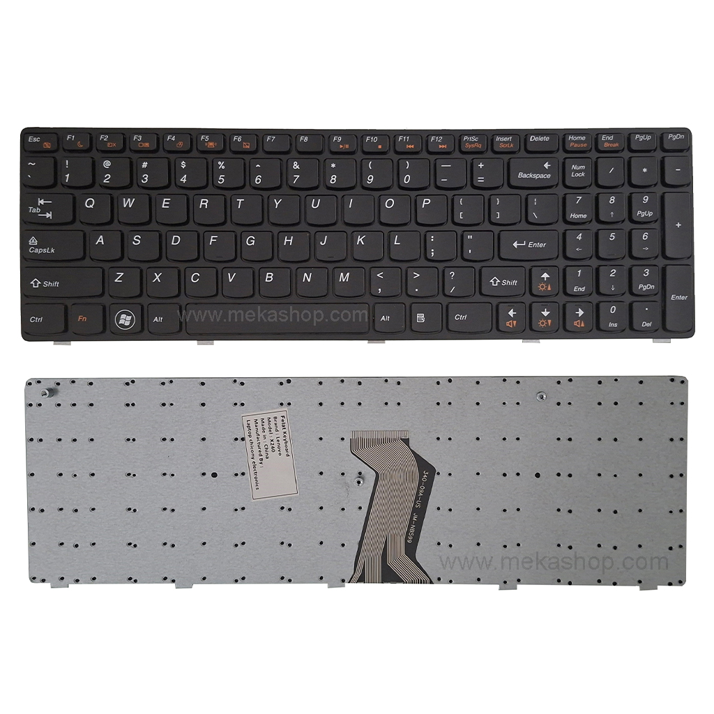 کیبورد لپ تاپ لنوو Lenovo IdeaPad G570