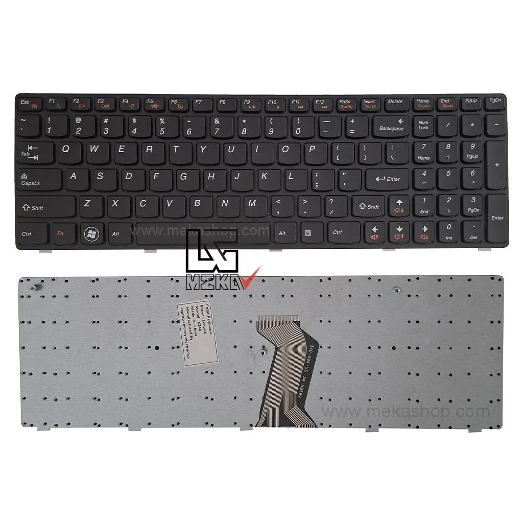 کیبورد لپ تاپ لنوو Lenovo IdeaPad G570