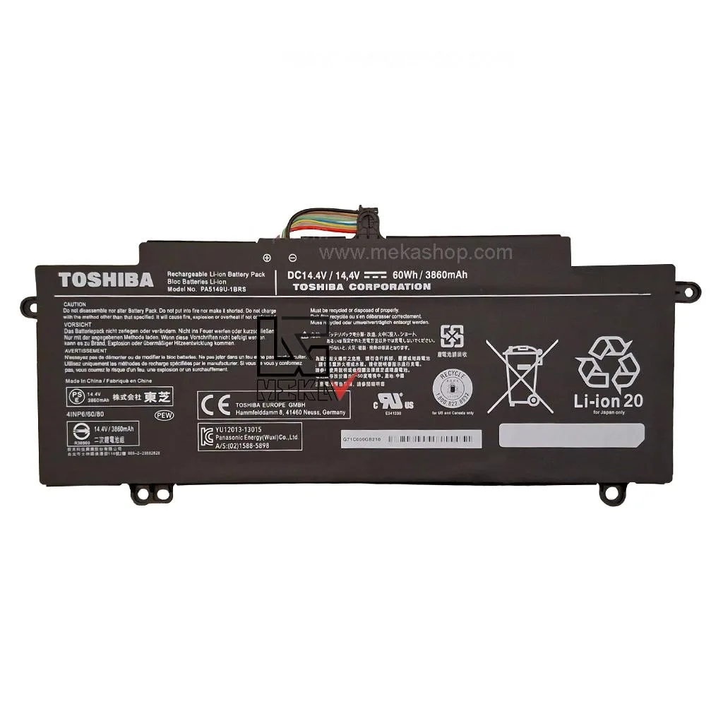 باتری اورجینال لپ تاپ توشیبا Pn: PA5149U) Toshiba...