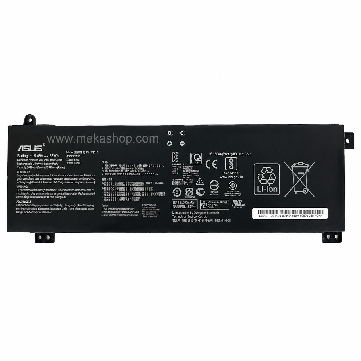 باتری اورجینال لپ تاپ ایسوس Pn:C41N2010) Asus ROG...